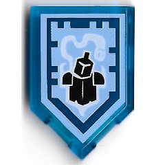 磚家 LEGO 樂高 未來騎士 能量盾牌 盾牌 五角盾牌 70356 Haunted Armor 透明藍色