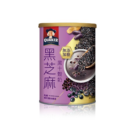「限購6罐」桂格黑芝麻黑十穀奶 (無糖)  390g / 罐