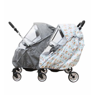 臺灣 vivibaby 大視窗雙向手推車雨罩(2款可選)【安琪兒婦嬰百貨】