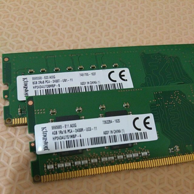 Kingston.金士頓.Samsung.美光.三星.DDR4 4G/8G/16G 2400/2666桌機用記憶體