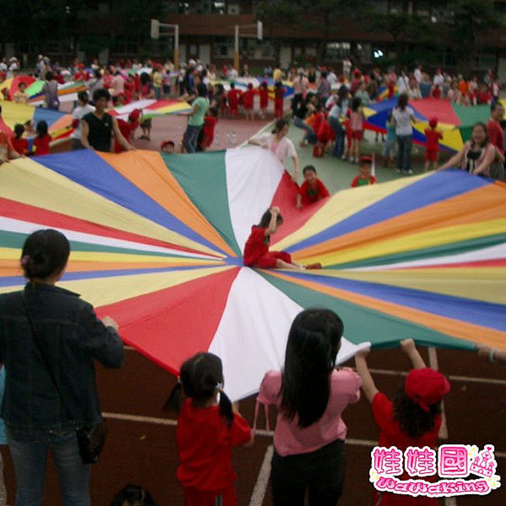 娃娃國【身體協調玩具-台灣製氣球傘7M(無把手)(3Y)】團康活動.戶外益智體能活動