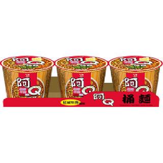 統一 阿Q桶麵 - 紅椒牛肉風味(101gx3桶/組)[大買家]