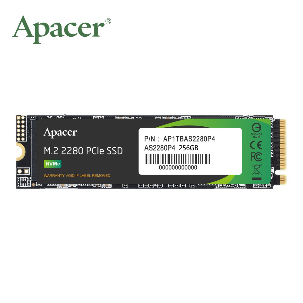 Apacer宇瞻 AS2280P4 256GB 512GB 1TB M.2 PCIe SSD 固態硬碟 現貨 蝦皮直送