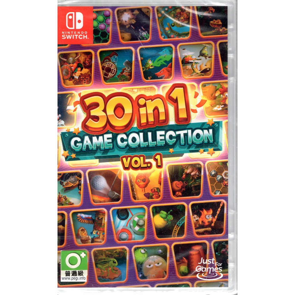 Switch遊戲ns 30合1 遊戲合集vol 1 30 In 1 Game Collect英文版 蝦皮購物