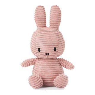 BON TON Miffy Corduroy 米飛兔絨毛玩偶 粉/ 33cm 誠品eslite