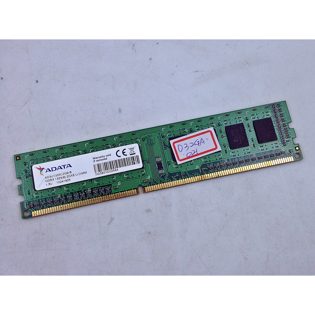 【冠丞3C】威剛 ADATA DDR3 1333 2G 記憶體 RAM