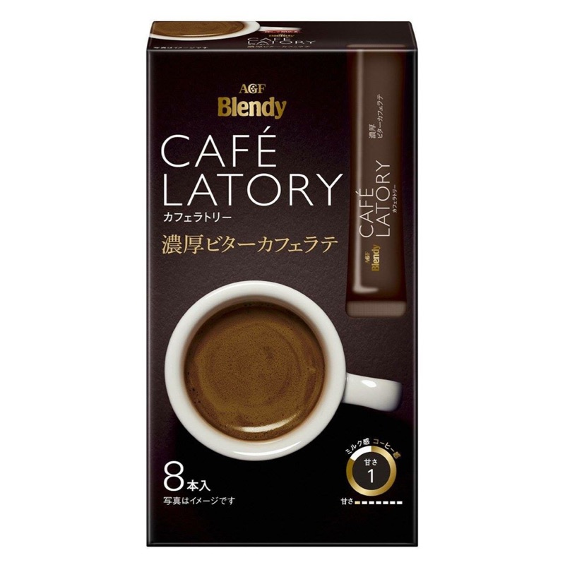[MiNe♥️日貨］ 現貨 日本AGF Blendy CAFE LATORY 沖泡式咖啡☕️ 濃厚拿鐵咖啡