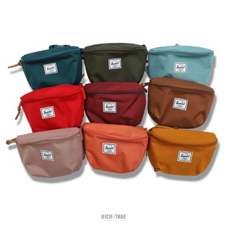 Herschel FOURTEEN BELT BAG 黑色 乾燥玫瑰粉 南瓜橘 側背包 腰包【10514】