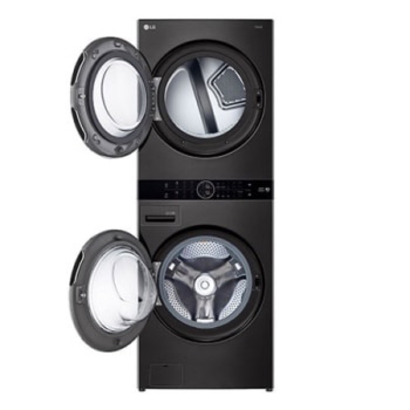 全省安運 LG WD-S1916B  WashTower™ AI智控洗乾衣機 黑色 堆疊 另售WD-S1310B