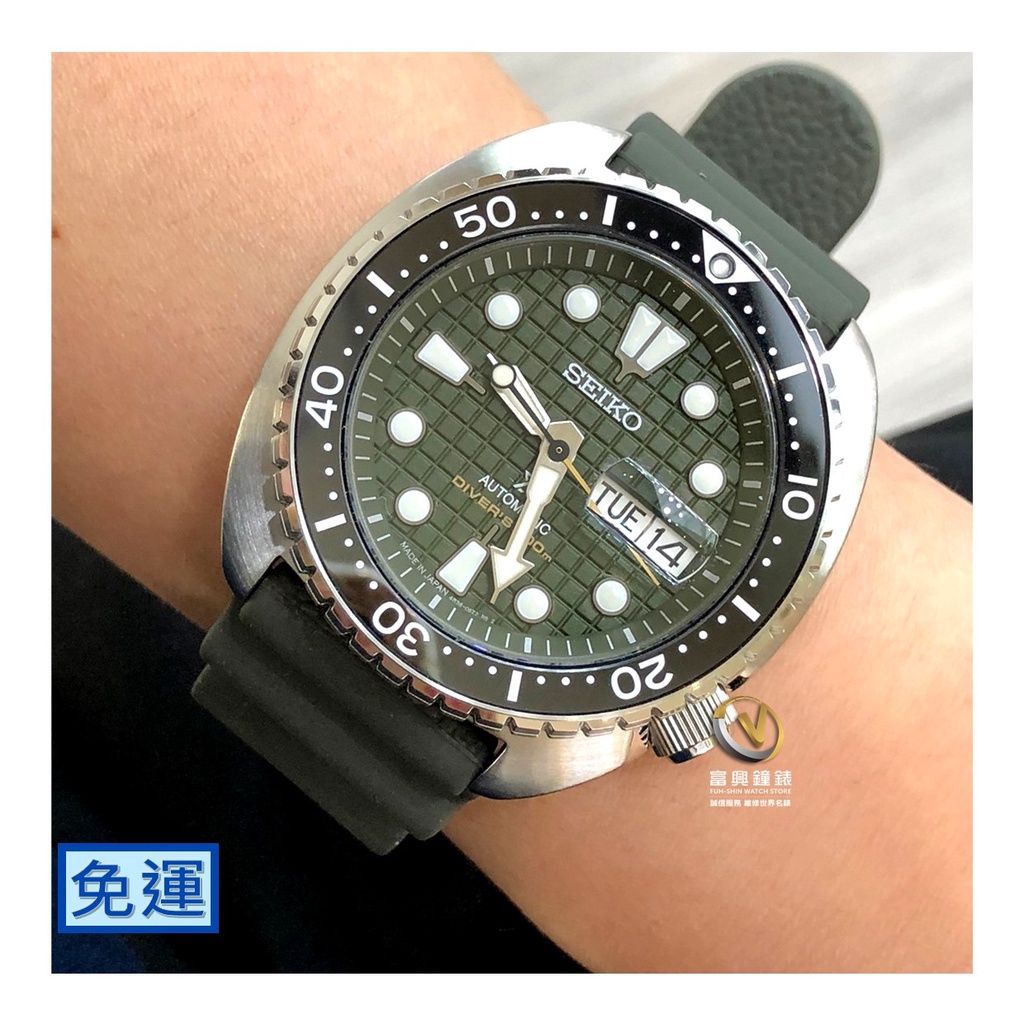 精工SEIKO KING TURTLE 陶瓷錶圈械潛水男錶-綠色☆公司貨☆SRPE05J1_SK002☆公司貨_保固三年