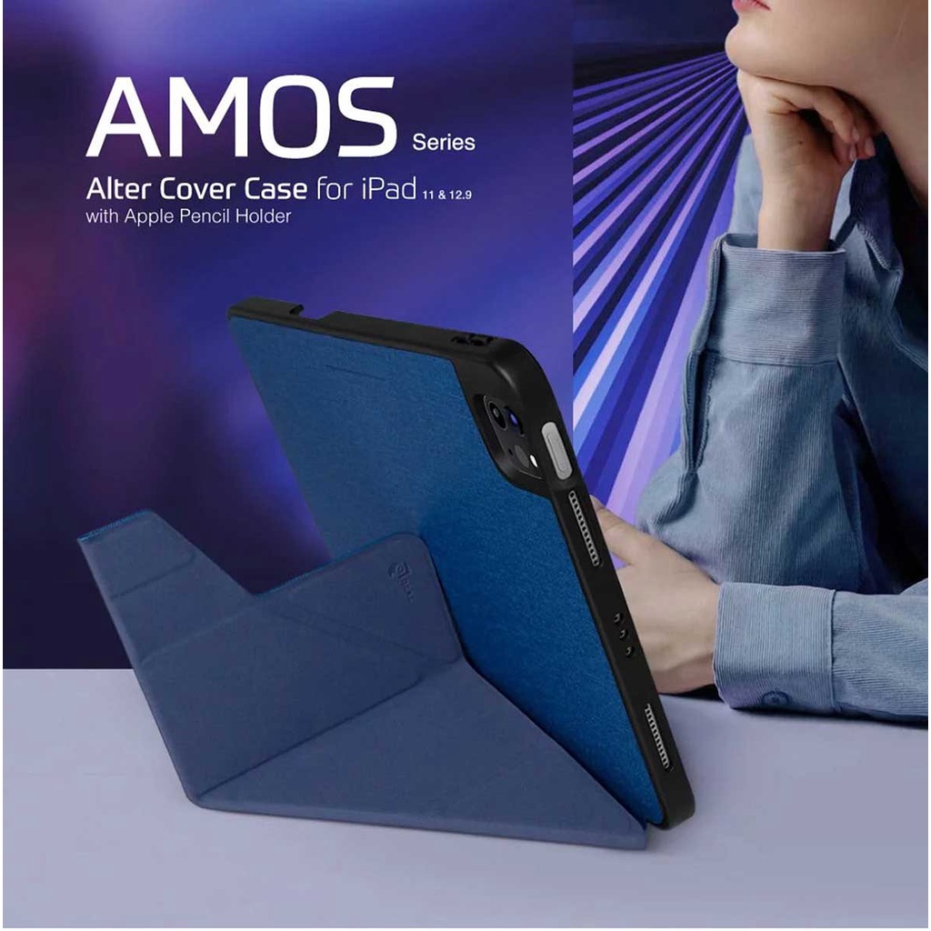 JTLEGEND Amos多角度折疊 布紋皮套 iPad 11吋