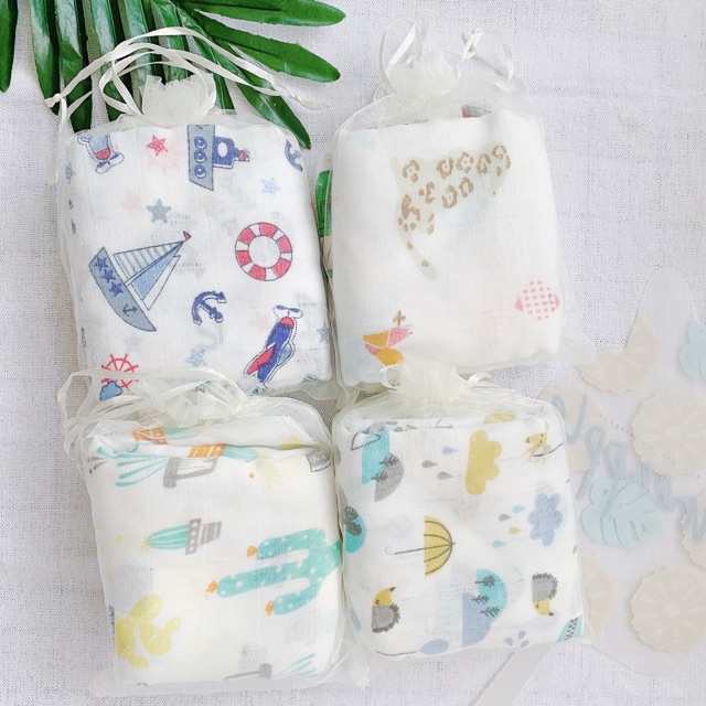 10 件套 ADEN AND ANAIS 竹纖維牛奶毛巾對嬰兒安全