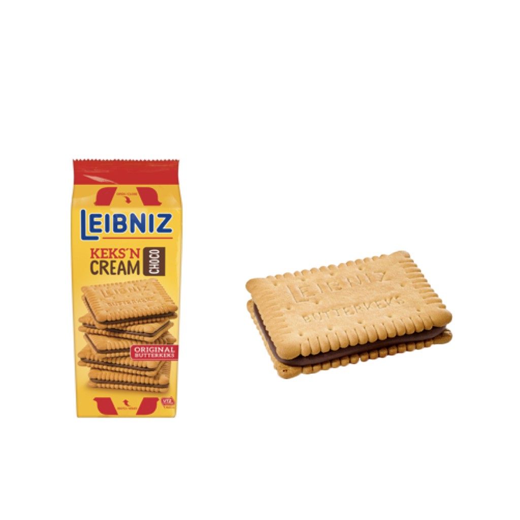 德國 Leibniz Keks'n 巧克力/鮮奶油夾心餅乾
