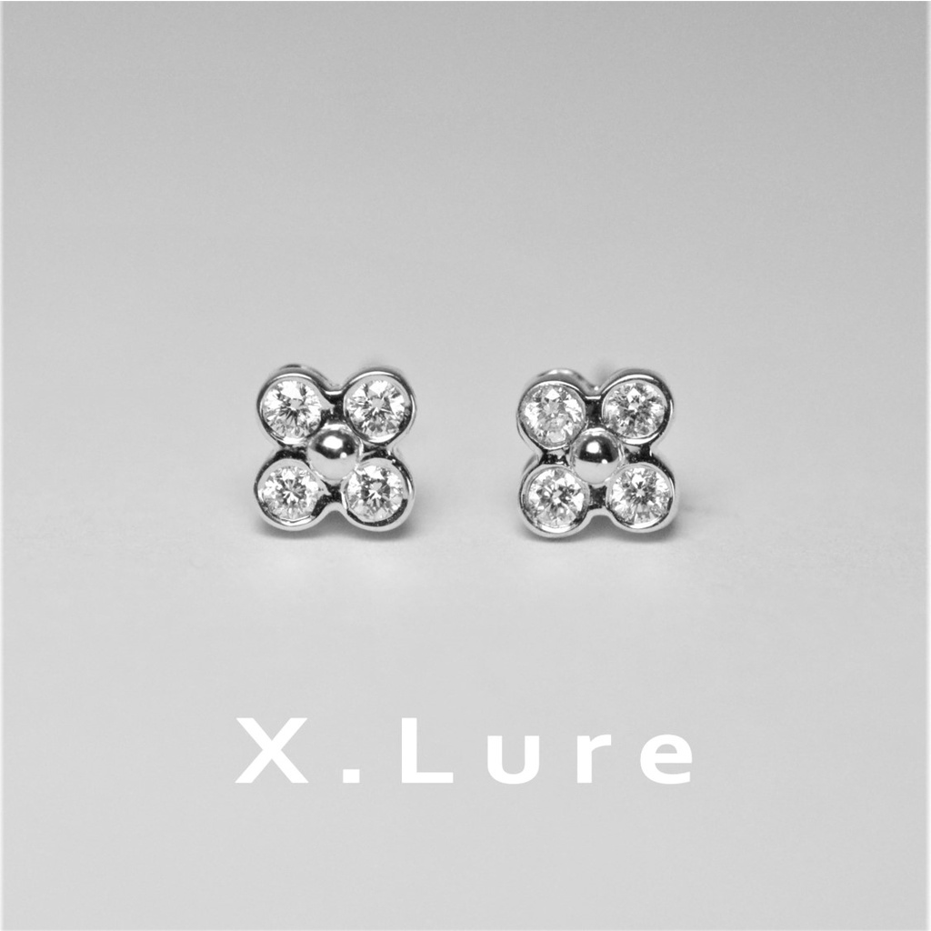 Louis Vuitton Lv volt one stud, yellow gold and diamond (Q96969)