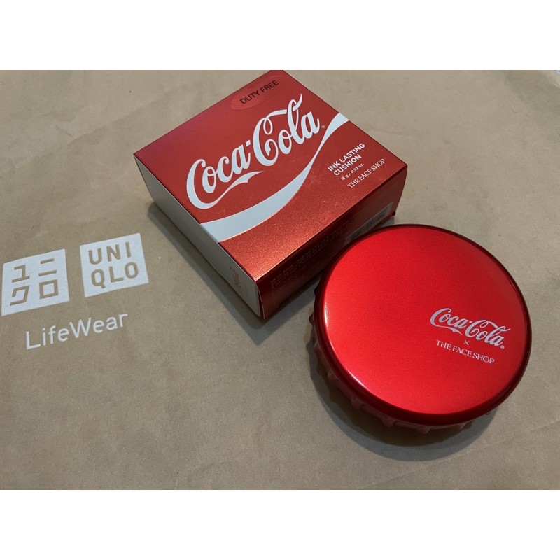 the face shop x Coca Cola 可口可樂聯名系列 氣墊粉餅