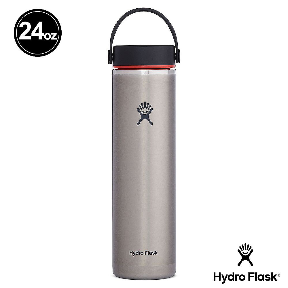 Hydro Flask-寬口 24oz輕量真空保溫鋼瓶 710ml 板岩灰