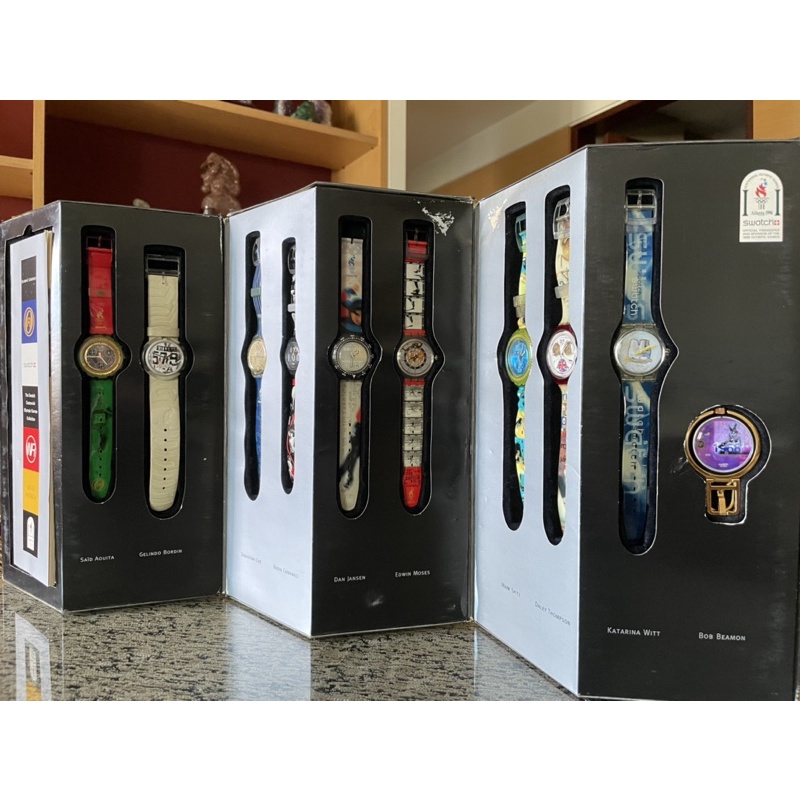 Swatch 奧運 1996年 限量20000套 經典珍藏紀念錶套