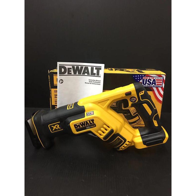 【大寮工具】全新 美國製 DEWALT 得偉 DCS367 20V Max(18V) 無刷 軍刀鋸 手提鋸 充電軍刀鋸