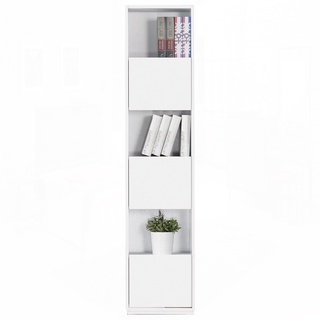 obis 書櫃 收納 收納櫃 布拉格1.35尺白色三單門書櫃
