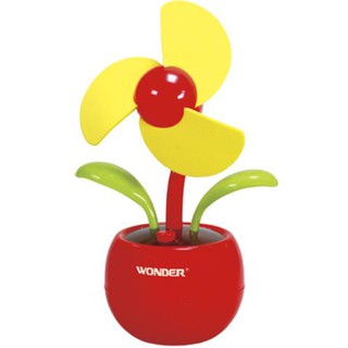 【新品】WONDER 小花盆栽USB電風扇 WD-7501FU