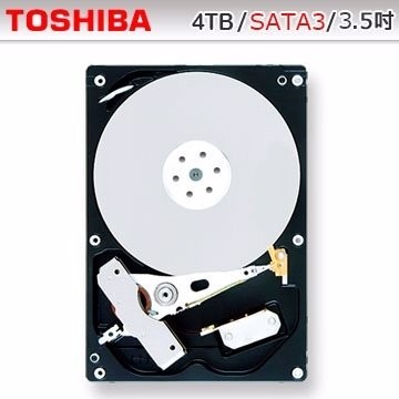 7200轉 TOSHIBA 4TB MD04ACA400 東芝 4T 128MB 3.5吋