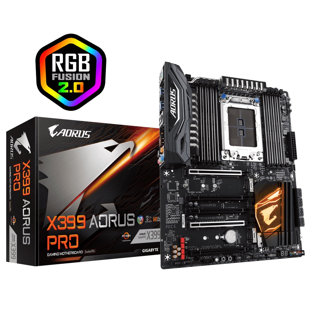 【台南個人自售】技嘉 X399 AORUS PRO 原廠庫存新品 現貨快速出貨 TR4 TR40 1950X 2950X