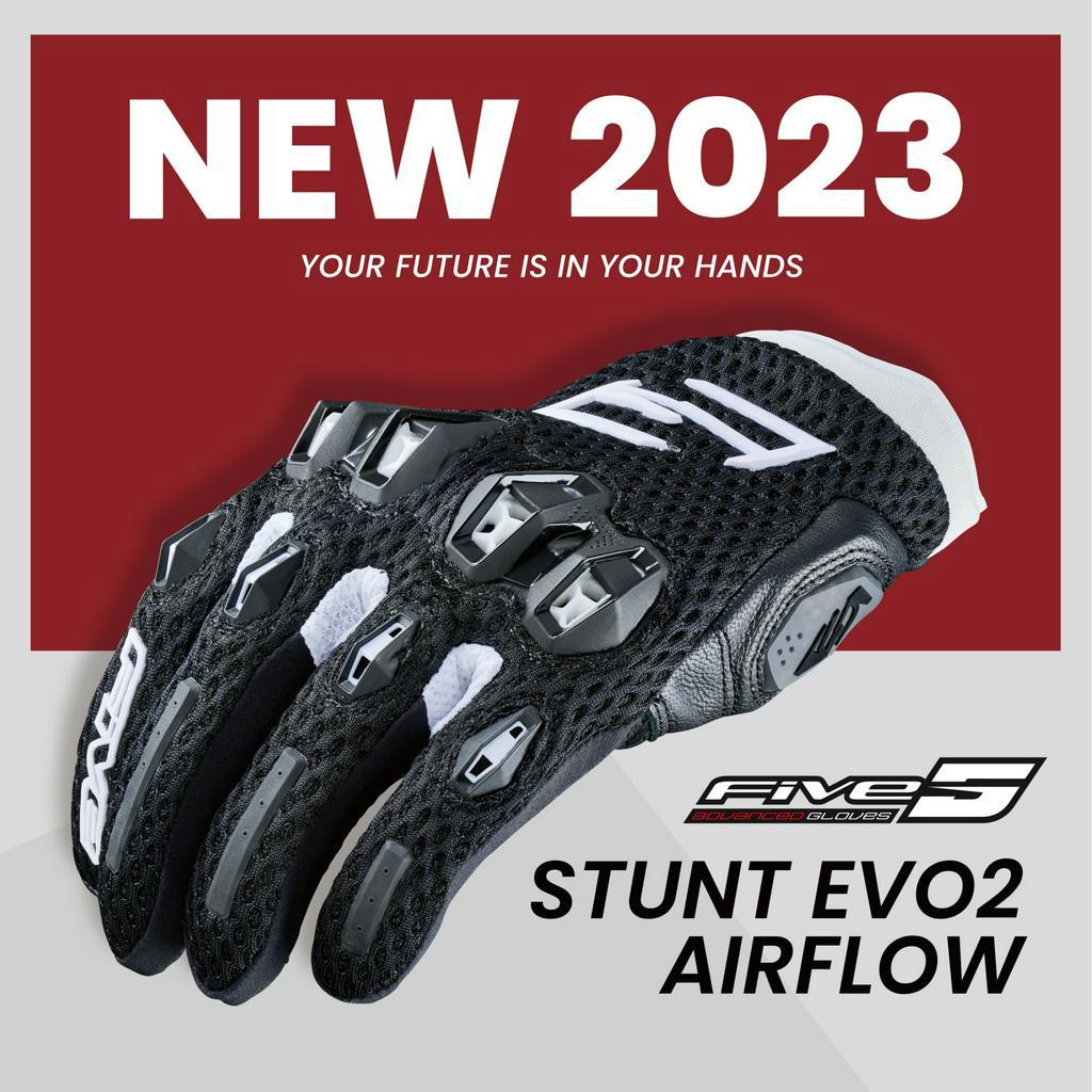 FIVE2023新款手套STUNT EVO 2 Air flow現場價3600『Double Apex騎士裝備專賣店』