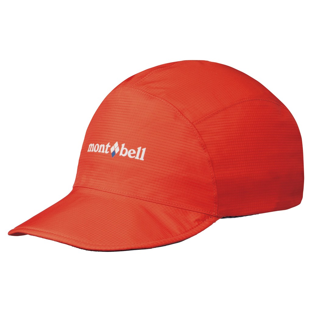 日本montbell Gore Tex 防水帽球帽橘紅 蝦皮購物