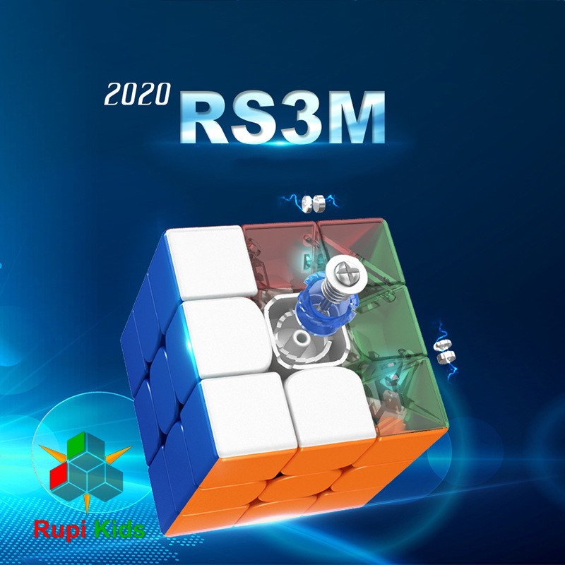 Rubik 3x3 磁鐵 RS3M 2020 - 無邊框 - 無貼紙