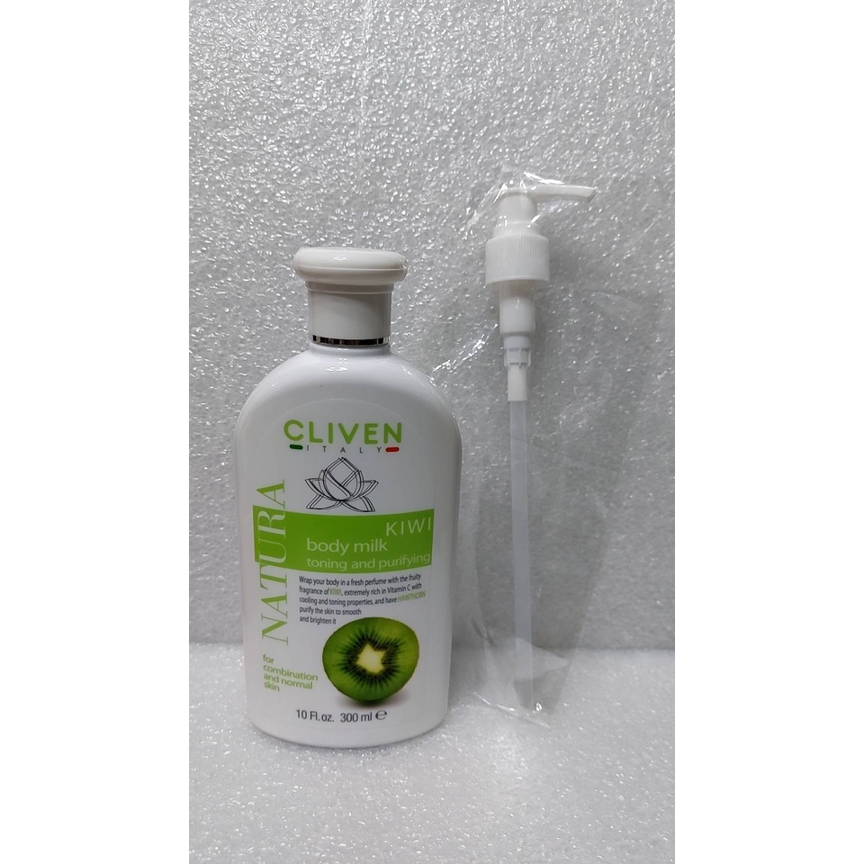 CLIVEN 香草森林 奇異果身體乳 300ml 現在是乳液狀所以沒有附壓頭了有疑慮可以到專櫃洽詢