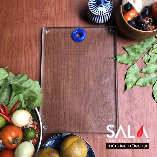 Sala 優質鋼化玻璃砧板超耐用日本科技 1 級豪華 Sure 12 杯厚,SALA 玻璃砧板