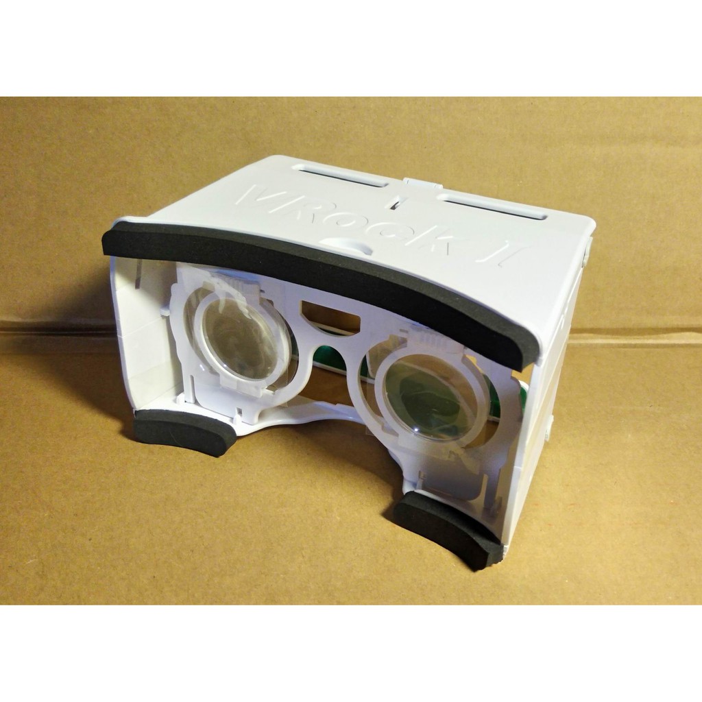 VROCK I代 智慧型手機 折疊式VR頭戴 3D眼鏡 (Google Cardboard 相容, 非 暴風魔鏡)　新品