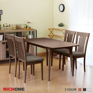 亮亮家居 RICHOME TA405 可延伸餐桌(120-150CM)(只有餐桌)-3色 餐桌 桌子 延伸餐桌