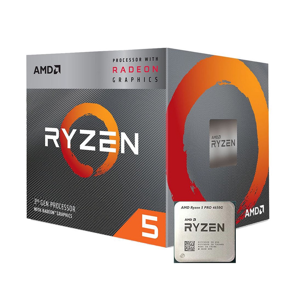 AMD RYZEN 5 PRO 4650G 六核內顯桌面電腦中央處理器 CPU(平行進口)