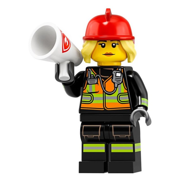 【🐶狗在一塊🐶】LEGO 樂高 71025 #8 第19代人偶包 女消防員