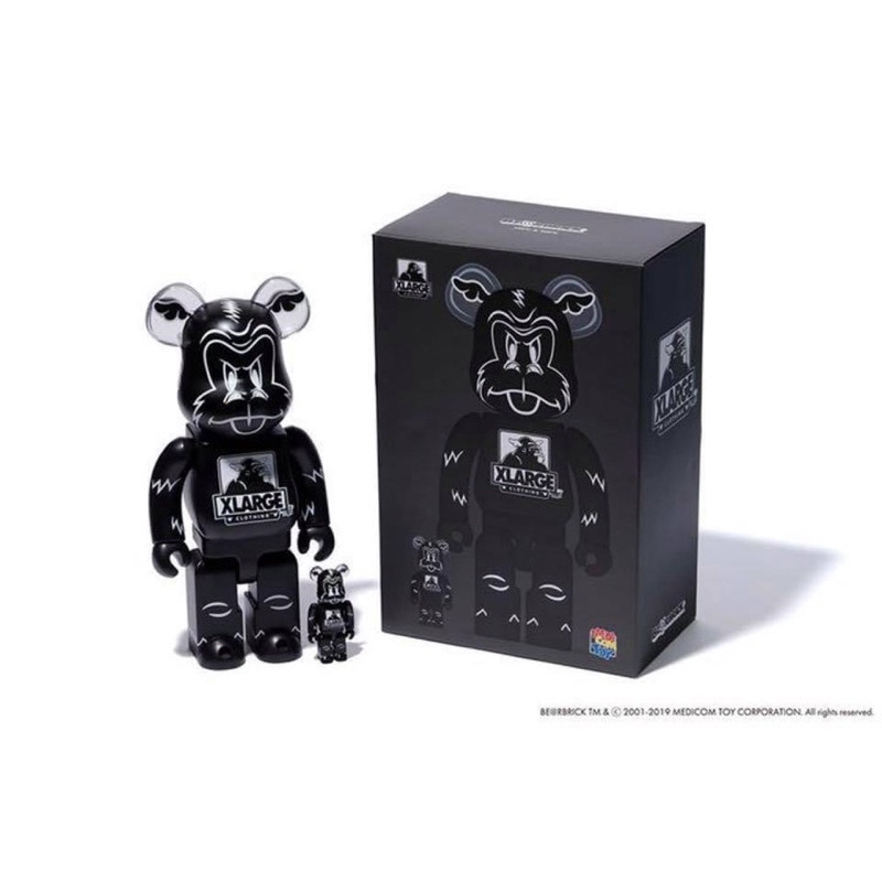 Be@rbrick DFACE Xlarge  Black 400%&amp;100%