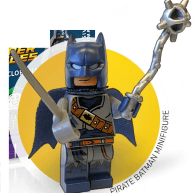 已組裝 展示品 樂高 Lego 海盜蝙蝠俠 pirate batman 取自人偶百科全書