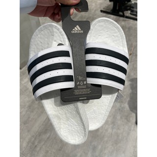 Adidas Adilette Boost 男女 涼鞋 拖鞋 休閒 舒適 輕量 愛迪達 白黑 FY8155