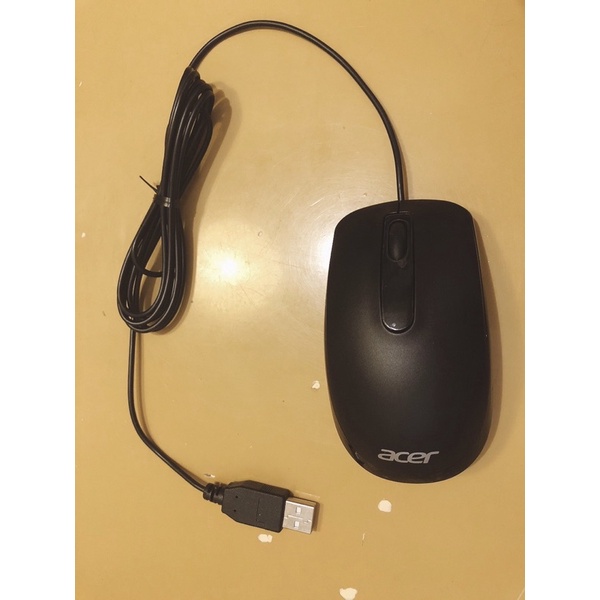 acer USB有線滑鼠 桌上型筆記型電腦都可用