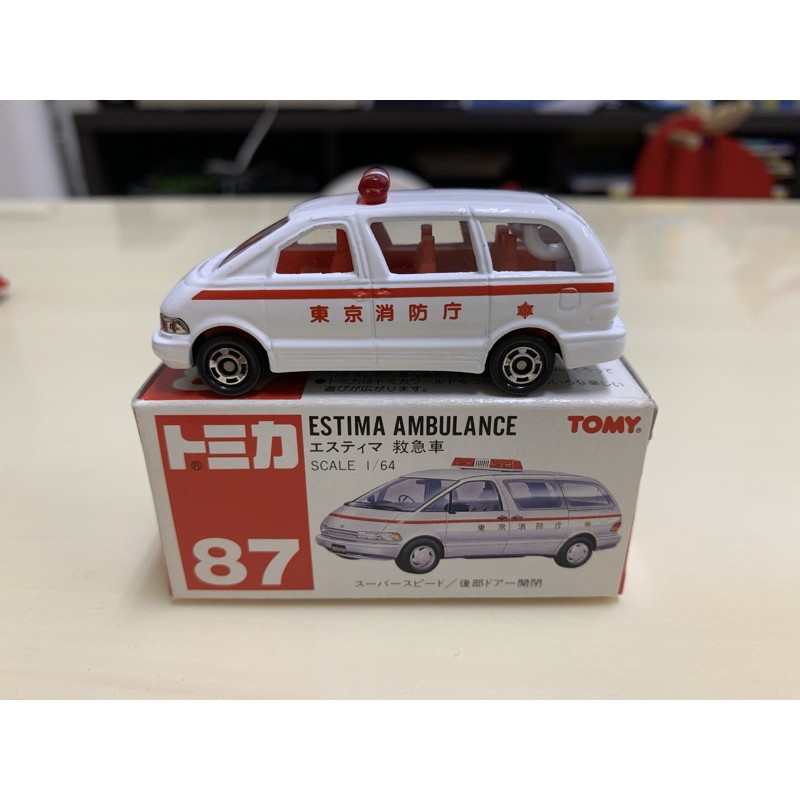 【現貨】Tomica Tomy 舊紅標 日版 NO.87 救急車