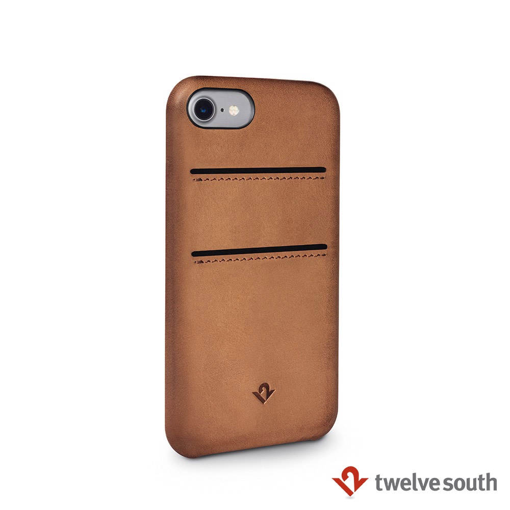 Twelve South Relaxed Leather iPhone 7/8/SE2 卡夾皮革保護背蓋