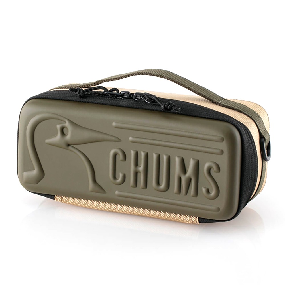CHUMS Booby Multi Hard Case S 收納盒 卡其綠/淺棕 CH621204M079