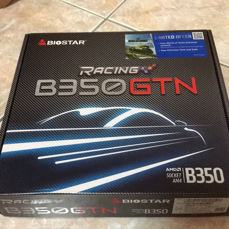 映泰 BIOSTAR B350GTN RACING ITX