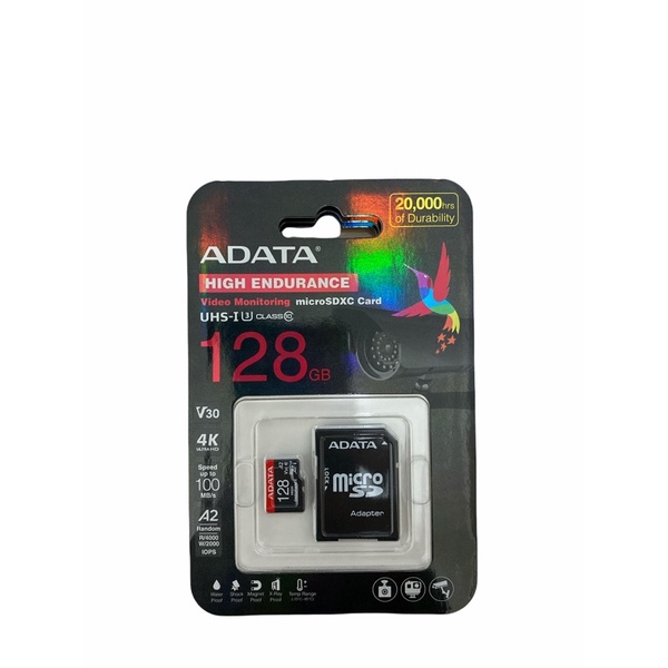 ADATA威剛(正品有發票）microSDXC/SDHC UHS-I Card 128G記憶卡(含轉卡)