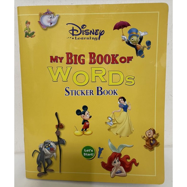 寰宇迪士尼美語 My Big Book of Words （一本書） 點讀書　貼紙書米奇筆 米妮筆 可點讀　Disney