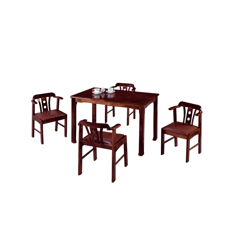 【YT062-3】唐式實木西餐桌2.5X4尺KD#CY-472