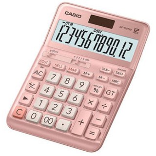【春麗時間】CASIO 商用計算機 12位數、成本/售價/利潤計算 雙電力 大型顯示 DF-120FM PK