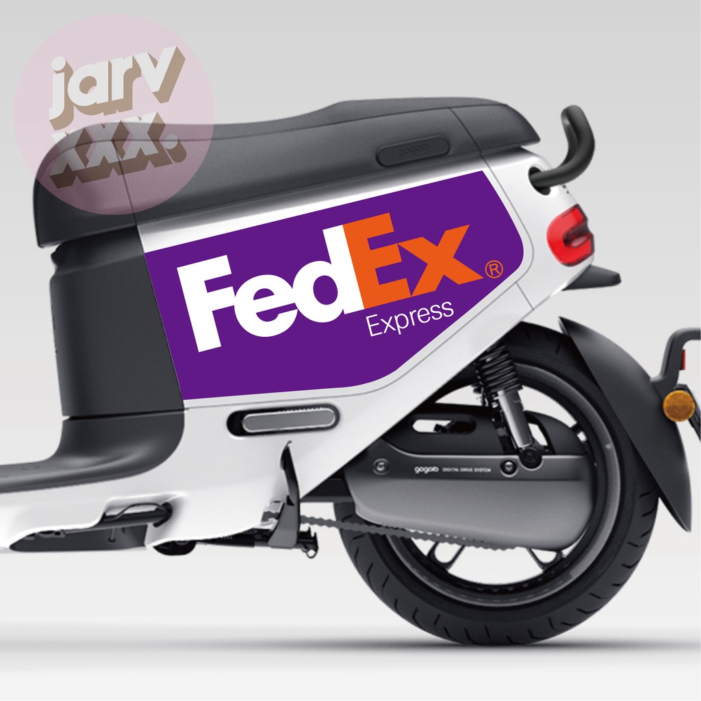 jarvxxx. 品牌概念設計 FedEx聯邦快遞 Gogoro 2 創作面板 車貼設計