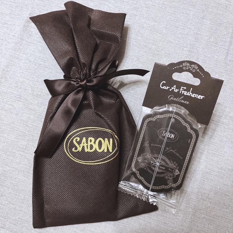 【現貨】日標 SABON 紳士香片 附包裝外袋 車用 衣櫥 房間 掛飾香氛片