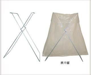 烤漆 X 型回收架 (8m鍍鋅) M01 資源回收 分類箱 垃圾桶 分類環保 垃圾袋